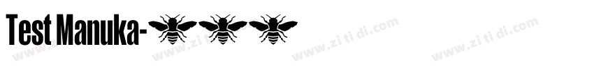 Test Manuka字体转换